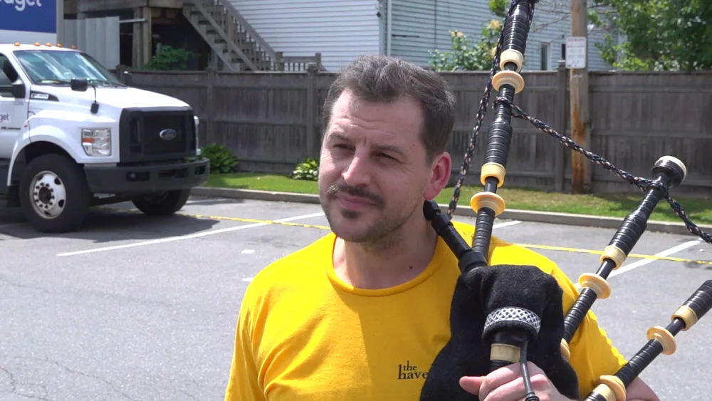 A bagpiper