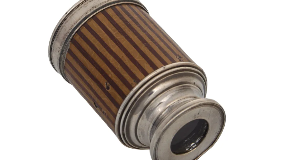 A silver spy glass