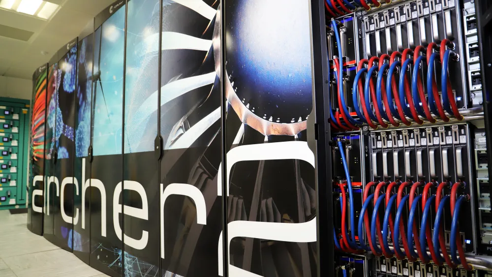 A view of the Archer2 supercomputer