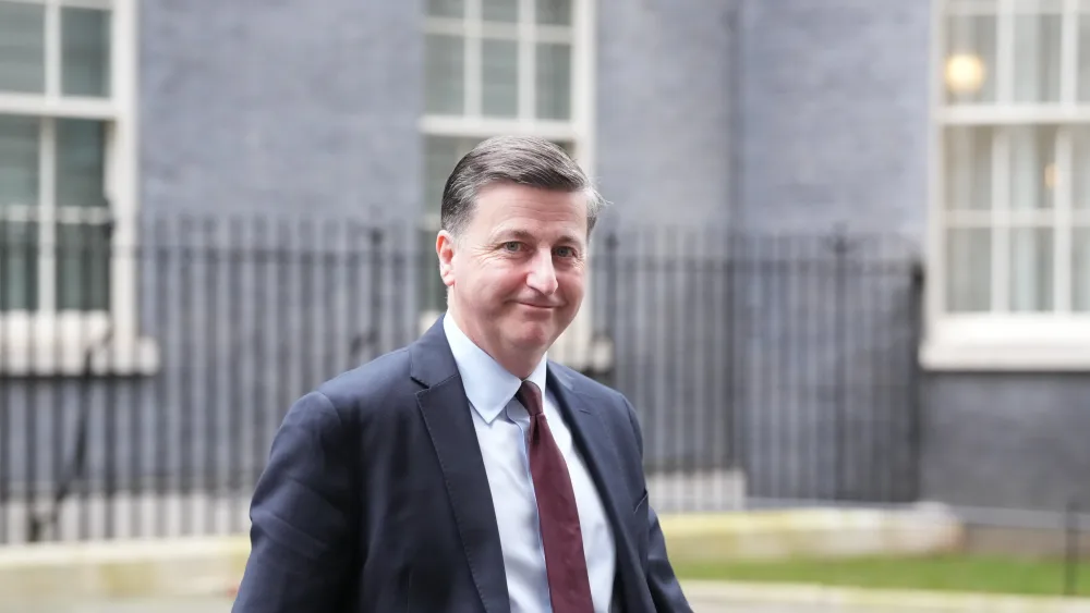Douglas Alexander in Downing Street