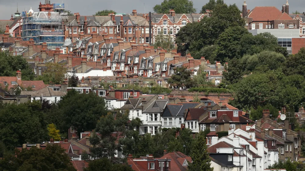 A view of houses