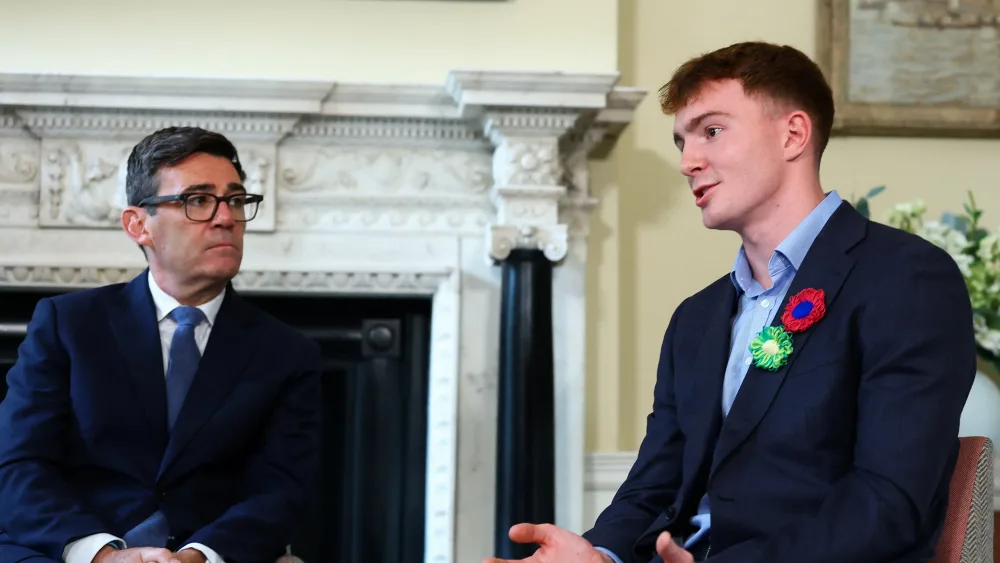 Andy Burnham meets Archie Goodburn