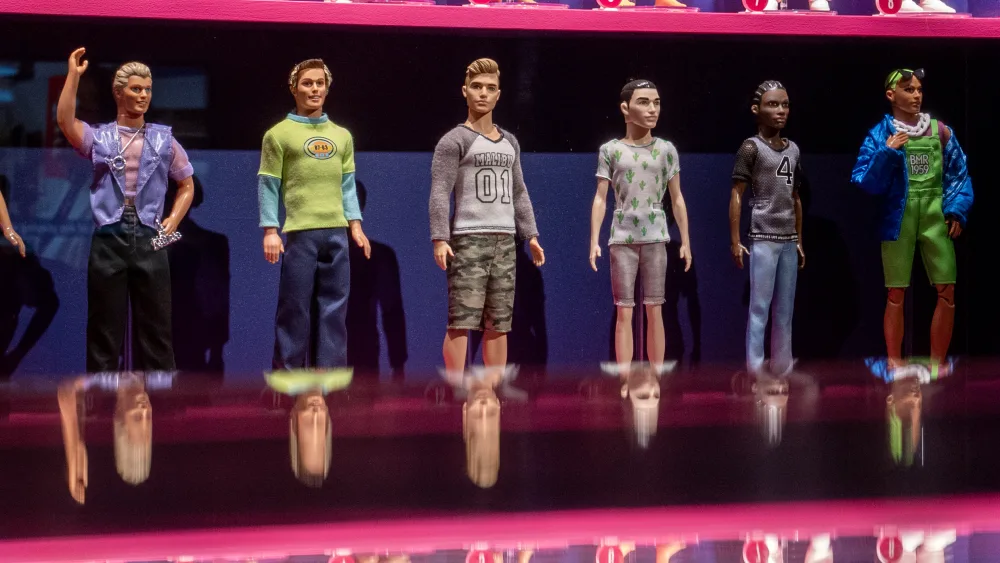 A range of Ken dolls