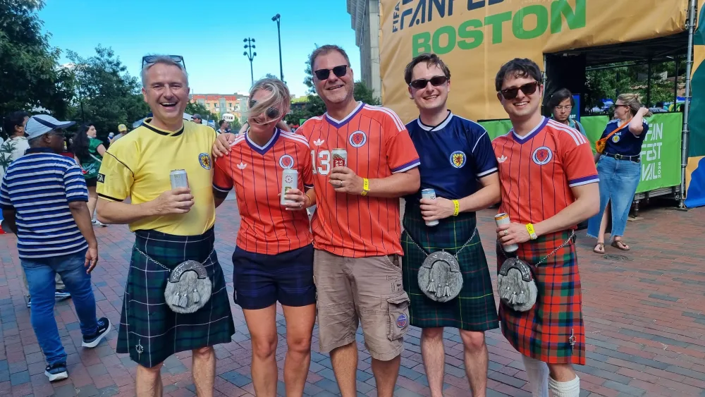 Scotland fans in Boston