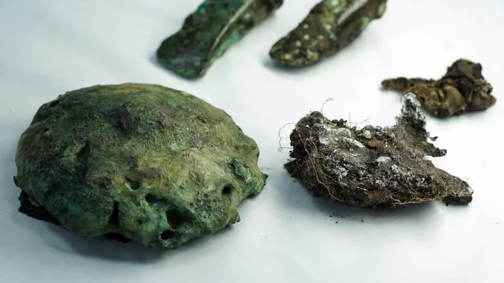 Bronze axeheads and a copper ingot from the Blyth Hoard
