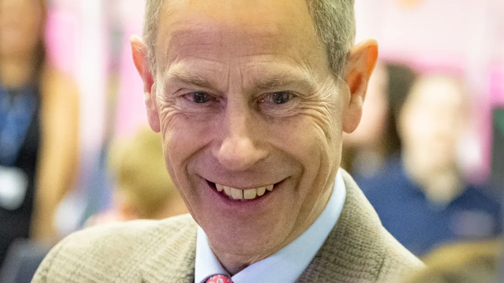 Duke of Edinburgh smiling