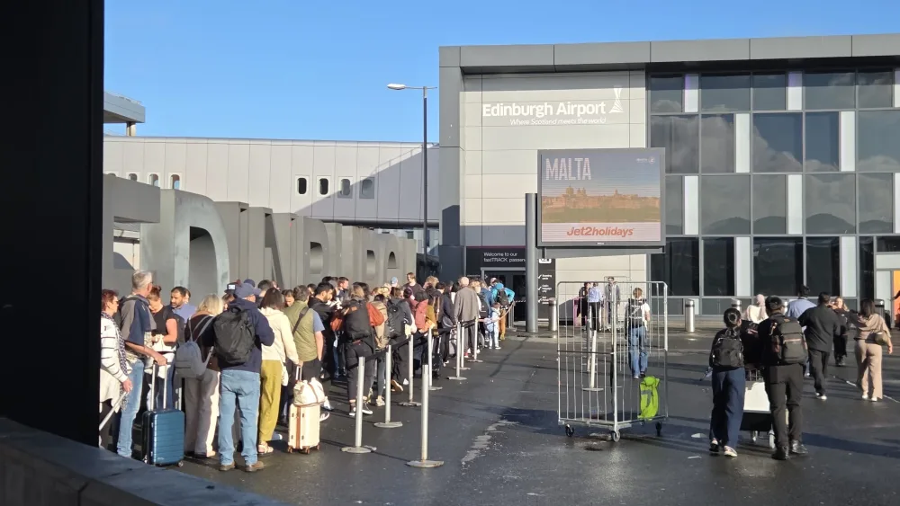 Edinburgh Airport security alert