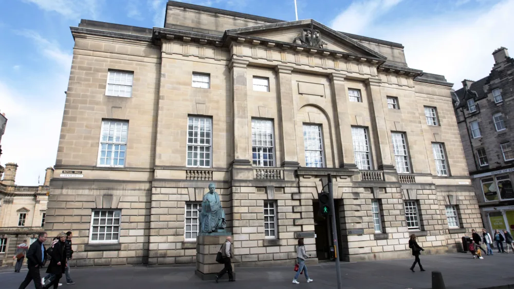 External view of the High Court in Edinburgh building