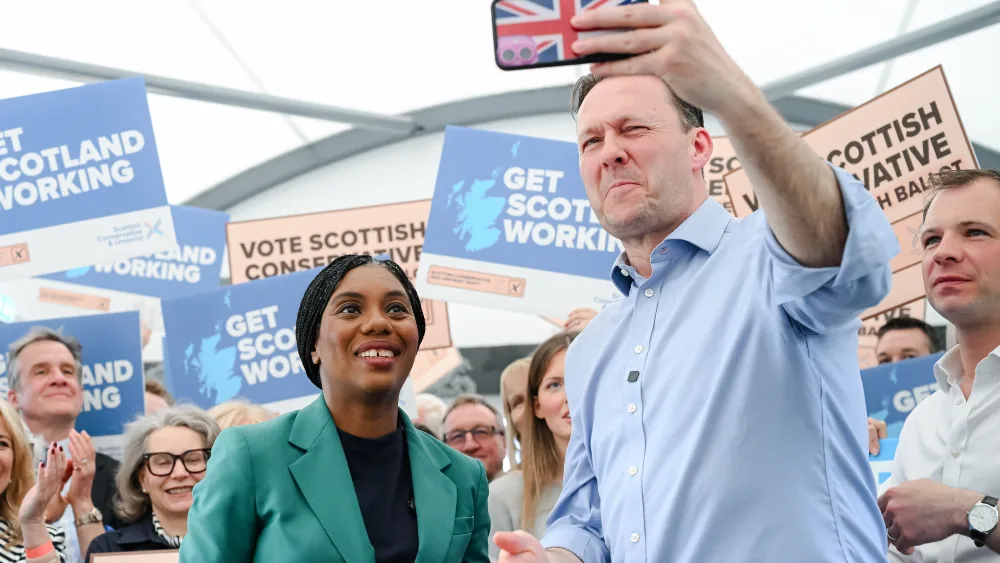 Elected as Scottish Tory leader shortly before Kemi Badenoch became the UK party leader, the pair have been seeking to rebuild trust in their party. (Euan Cherry/PA)