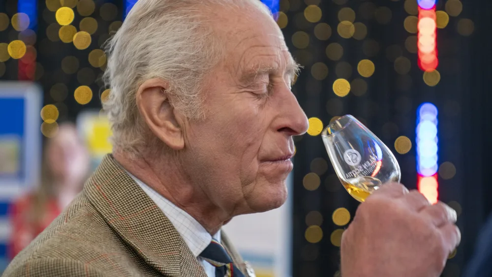 Donald Trump's decision to end tariffs on sales of Scotch whisky to the US has been bailed as an an example of the 'soft power' of the King. (Jane Barlow/PA)