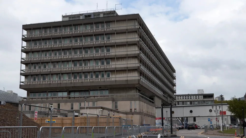 External view of the main building at Aberdeen Royal Infirmary
