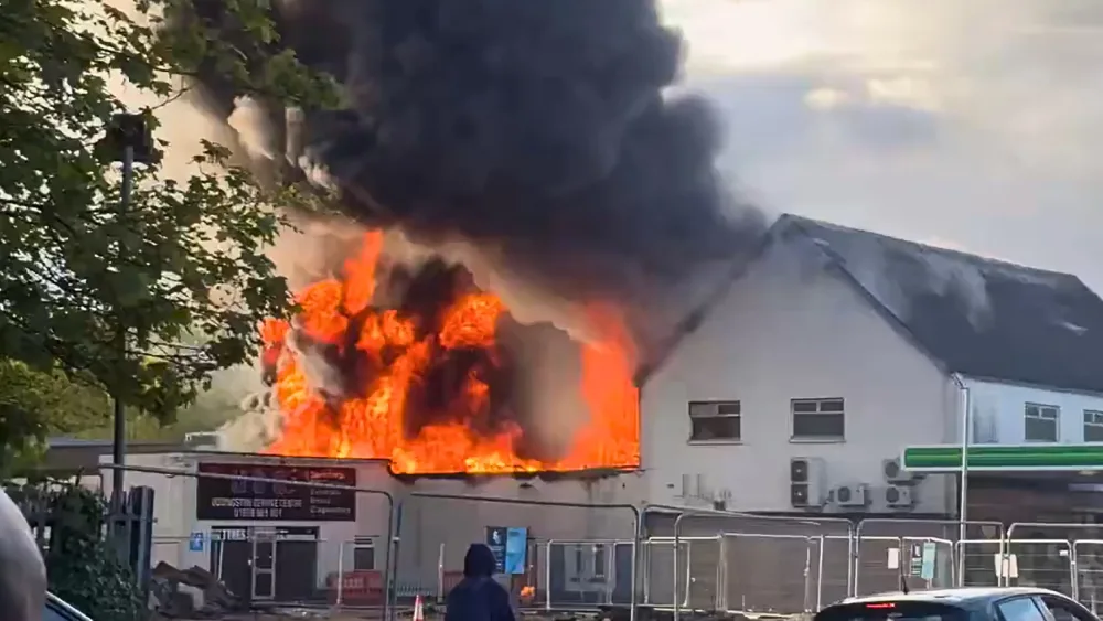 Uddingston fire