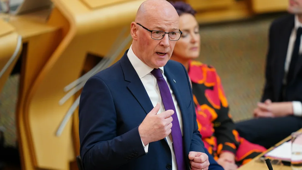 John Swinney at First Minister’s Questions