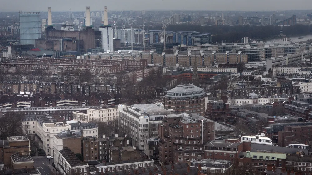 A view of housing in London
