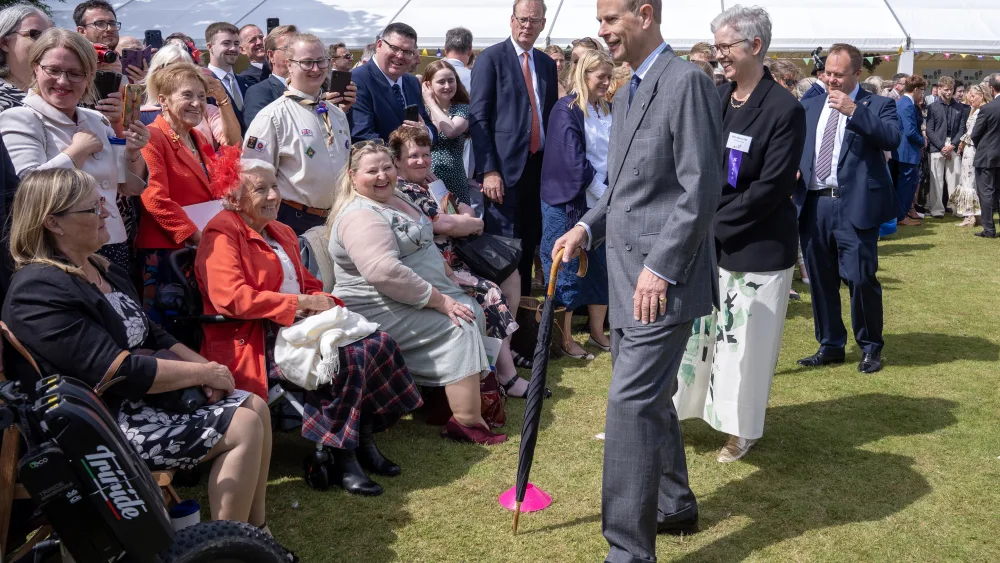 Gold Award celebrations at Palace of Holyroodhouse