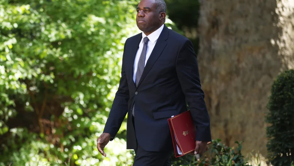 Deputy Prime Minister and Justice Secretary David Lammy arriving at Number 10 Downing Street, Westminster