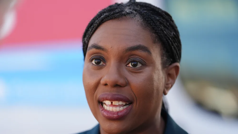 Headshot of Kemi Badenoch speaking