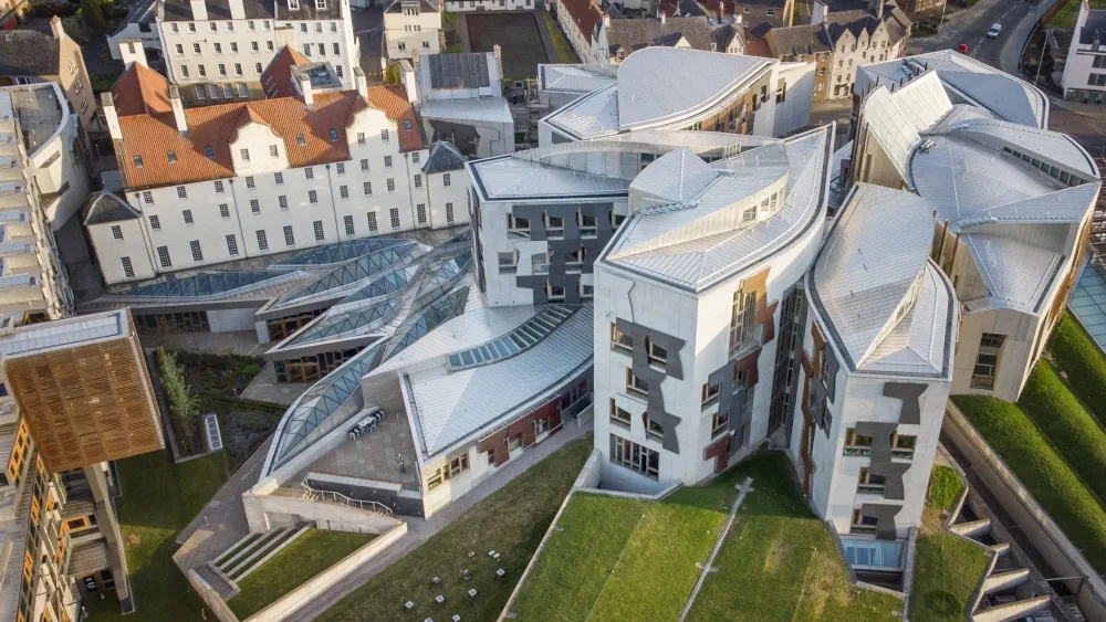 Aerial view of Holyrood