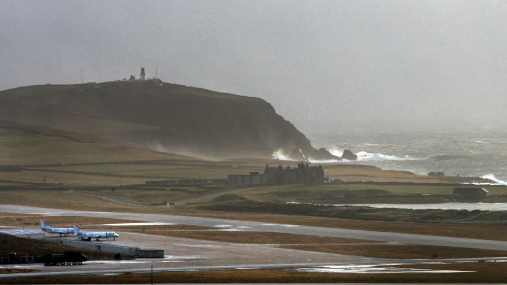 A view of the Shetland Isles