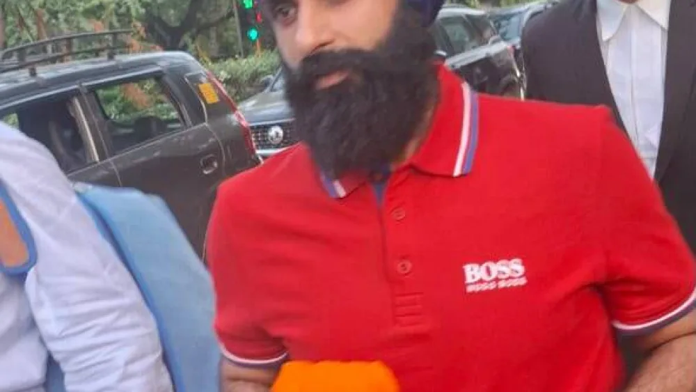 Jagtar Singh Johal after being released from prison on bail in India