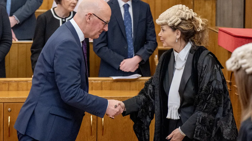 John Swinney sworn in as First Minister
