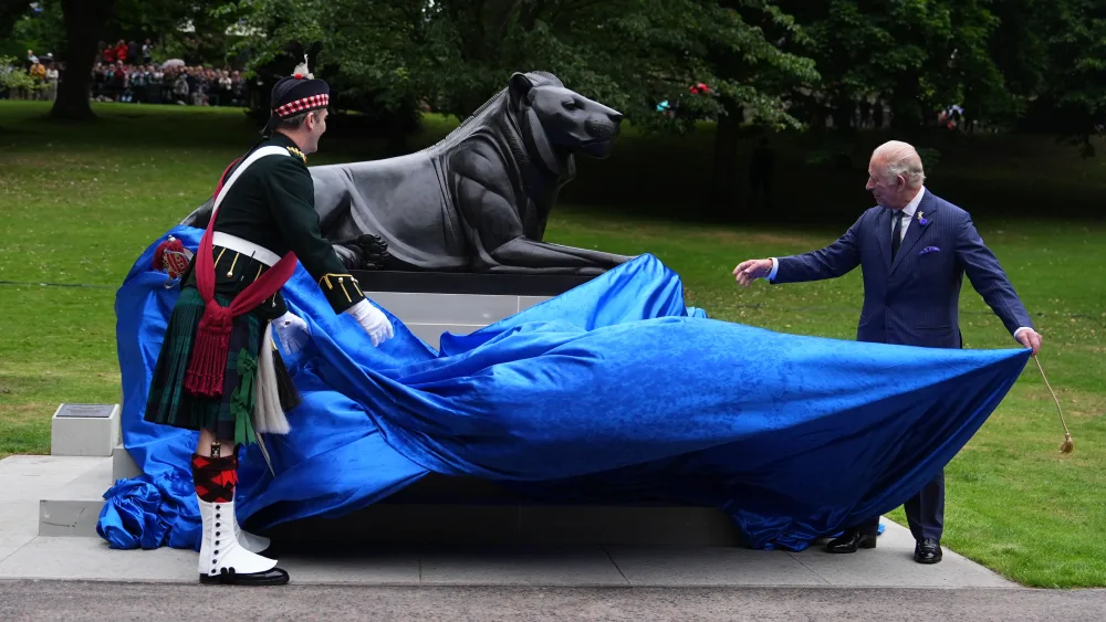 King visits Scotland for Holyrood Week