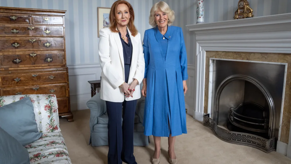 Camilla met JK Rowling in Edinburgh during Royal Week