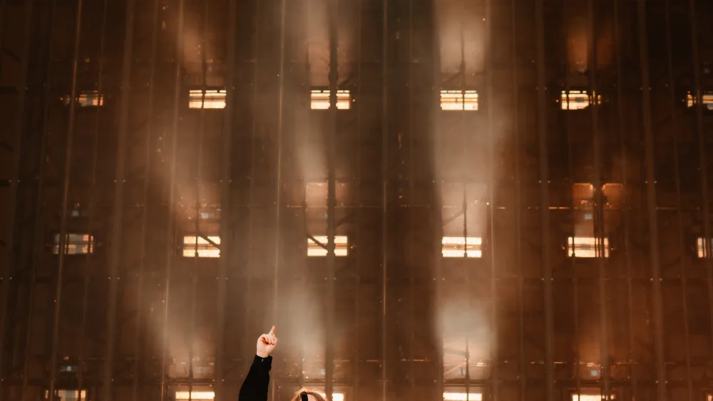 Lewis Capaldi on stage