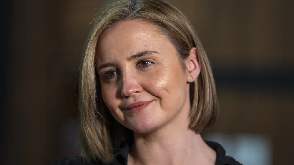 Mairi McAllan smiles at the camera