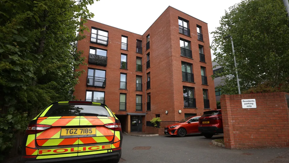 An apartment block in east Belfast