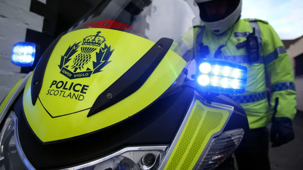 Police Scotland motorbike