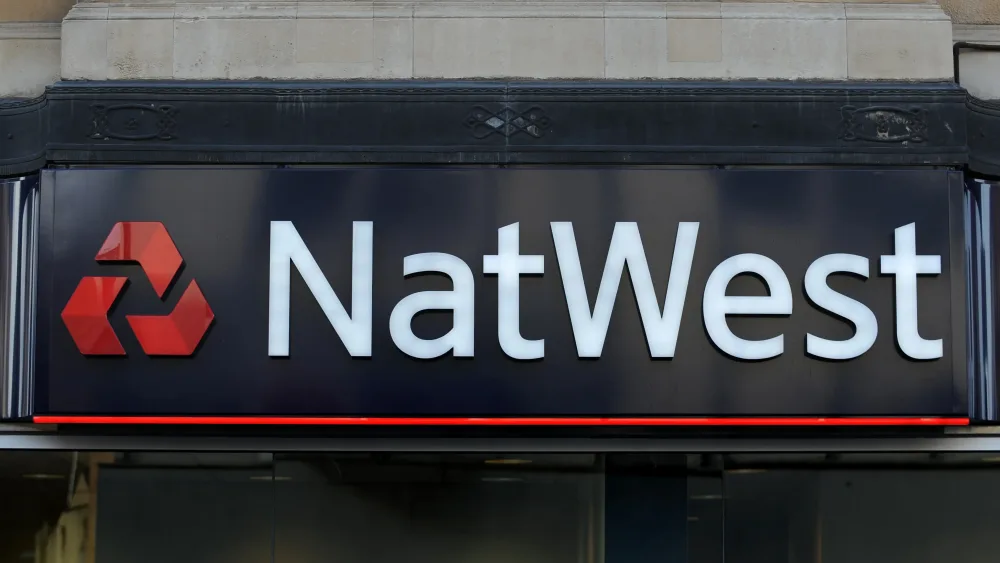 A NatWest branch sign