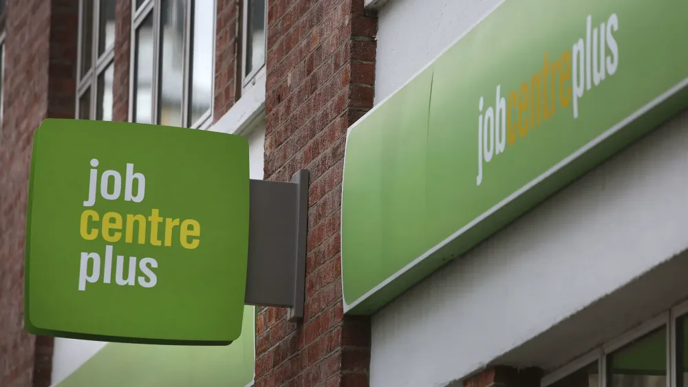 A Job Centre Plus sign
