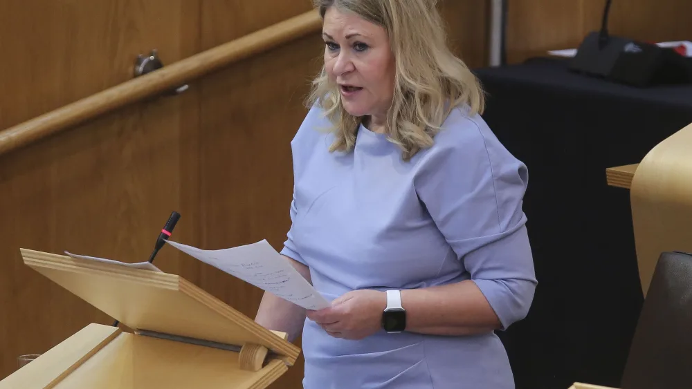 Opposition politicians, including Labour’s Pauline McNeill, demanded action from Justice Secretary Neil Gray. (Fraser Bremner/Scottish Daily Mail/PA)