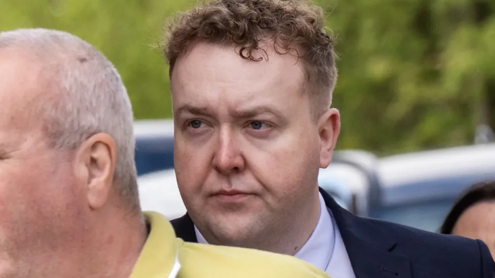 Jordan Linden outside court