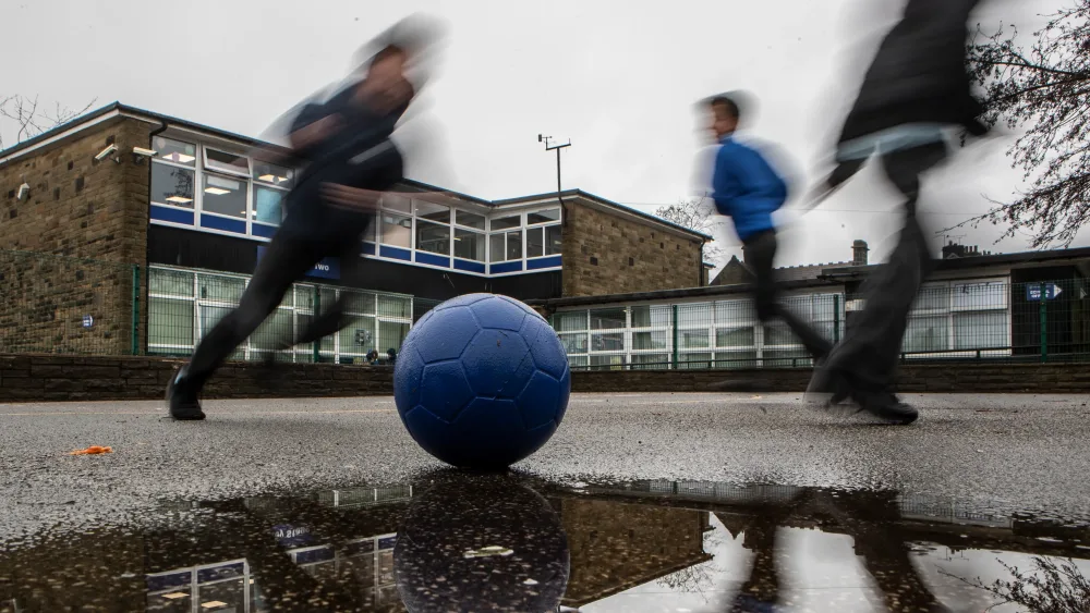 Children at play in school