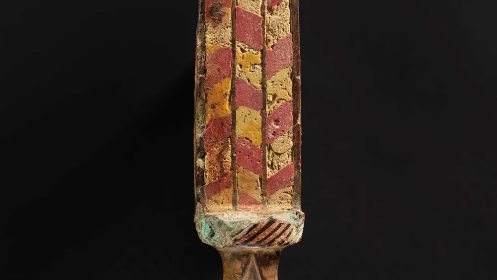 A Roman brooch discovered by a metal detectorist in Midlothian which is to go on show for the first time in the exhibition Roman Scotland: Life on the Edge of Empire which opens at the National Museum of Scotland in Edinburgh in November