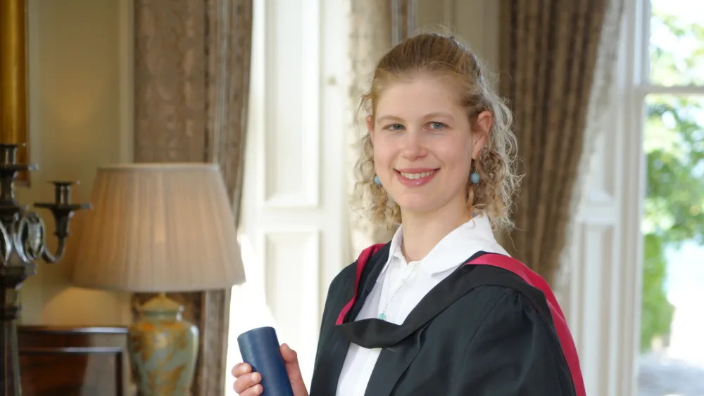 Lady Louise Windsor on her graduation day