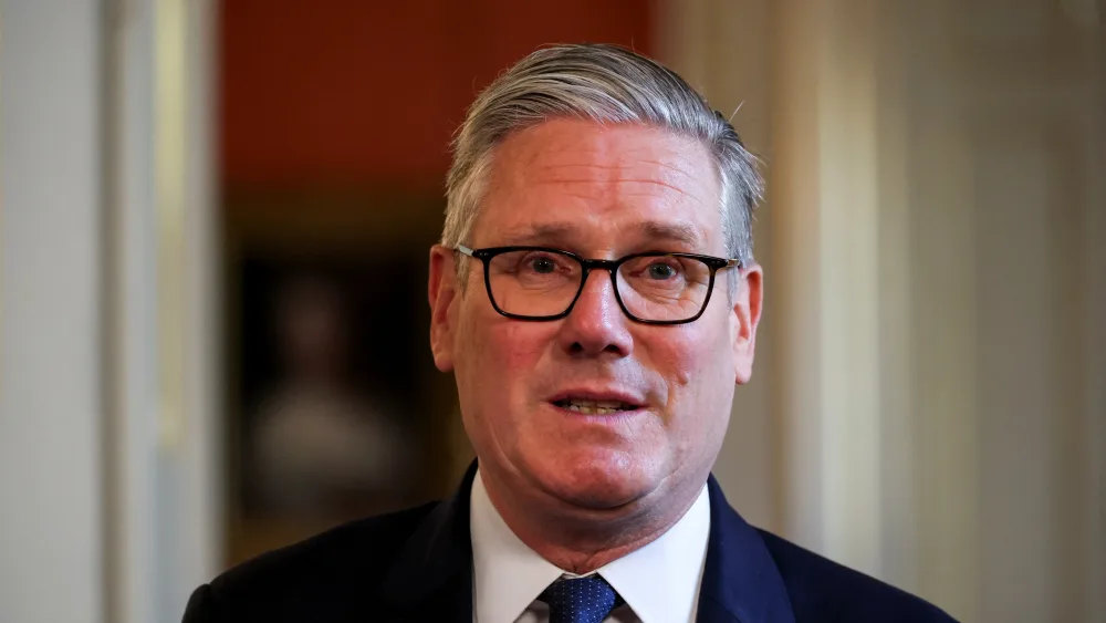 Sir Keir Starmer looking pained