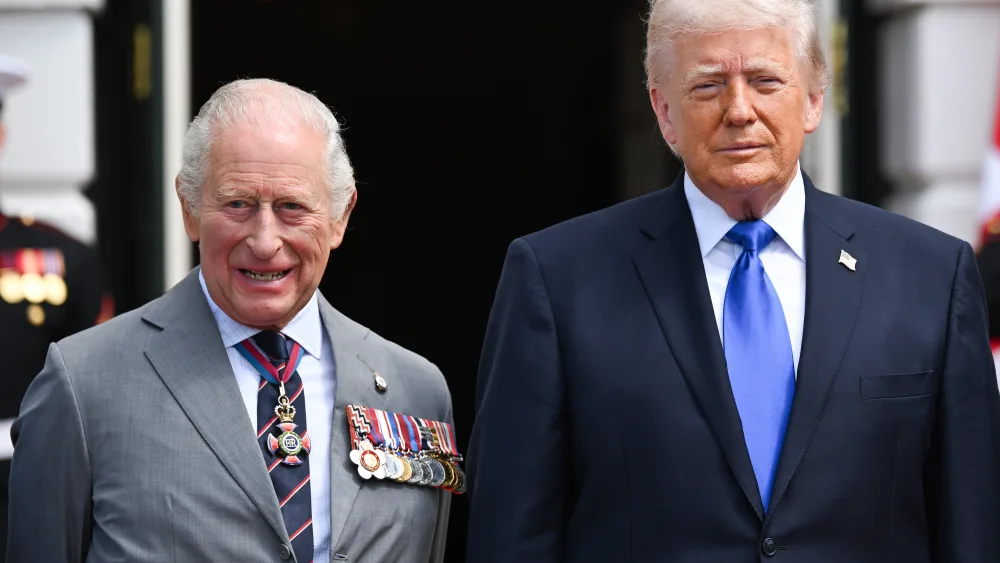 The King and Donald Trump
