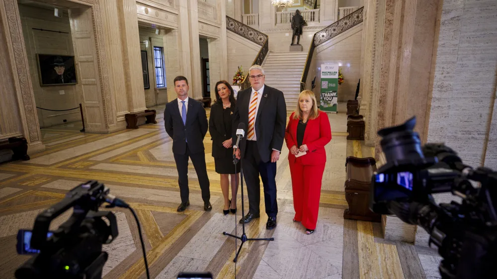 DUP Stormont press conference