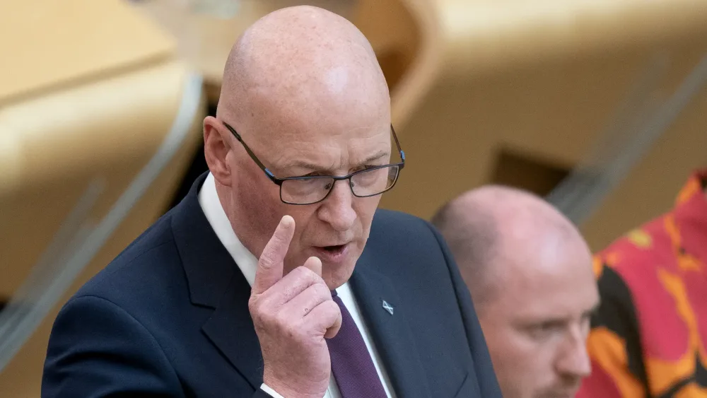 First Minister John Swinney