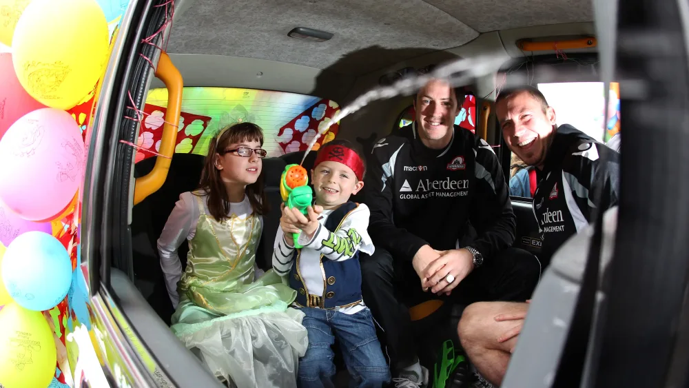 Children enjoying the 66th Annual Edinburgh Taxi Trade Children’s Outing