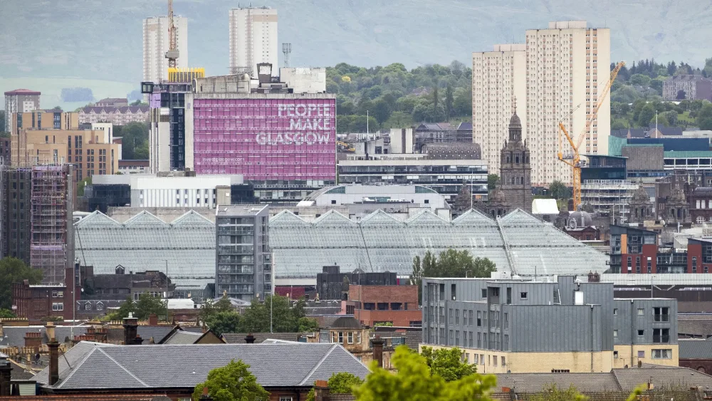 View of Glasgow city centre
